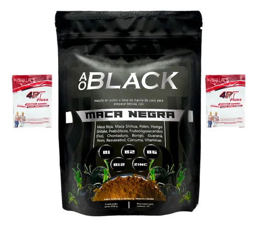 Maca Negra Y Roja Peruana 100% Pura